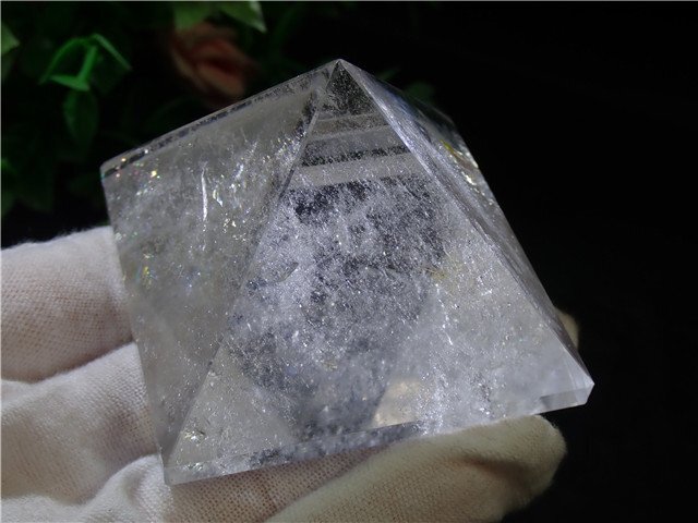 AAA級天然水晶ピラミッド179B8-50B04bの画像3