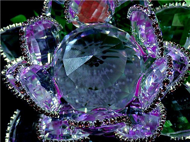 超綺麗K9水晶元宝蓮花置物170U8-30U195Dの画像8