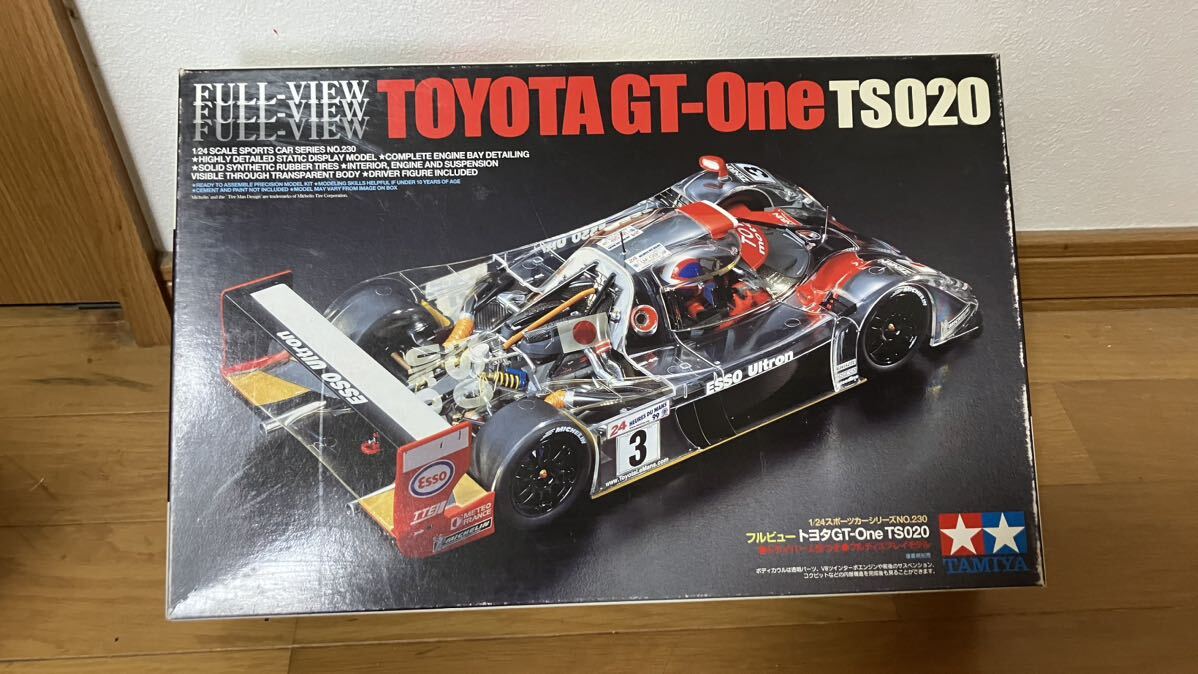 タミヤ 1/24 スポーツカーシリーズNO.230 フルビュー トヨタ GT-One TS020 未組立 _画像1