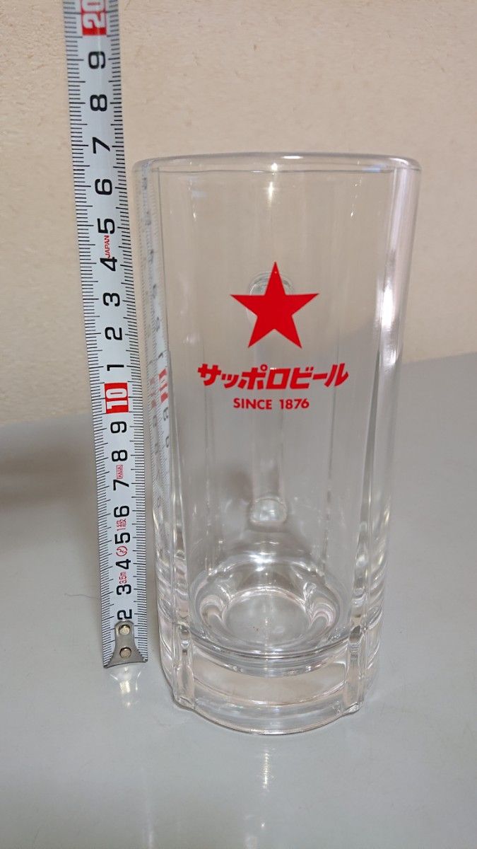 サッポロ赤星 ビールジョッキ 中サイズ6個セット 昭和レトロ レア