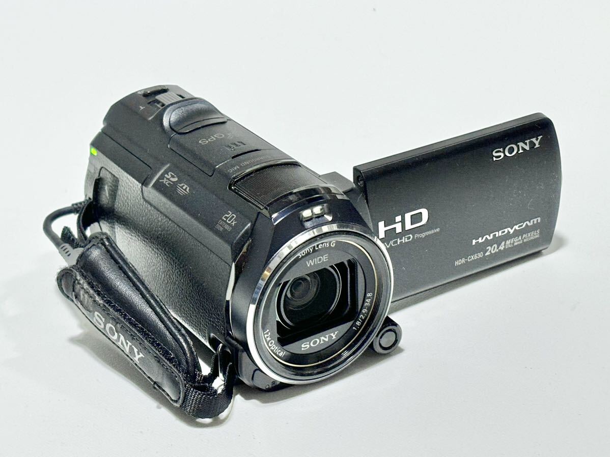 SONY HDR CX630+SanDisk SDH32GBメモリーカード+NP-FV100バッテリーの画像3