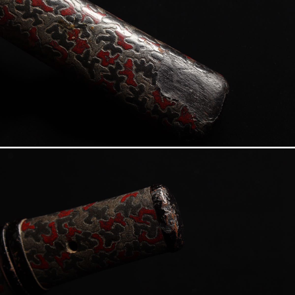 刀装具 拵 短刀拵 鞘 柄 時代 日本刀 武具 骨董 古美術 （O98Or0406R0603168）の画像6