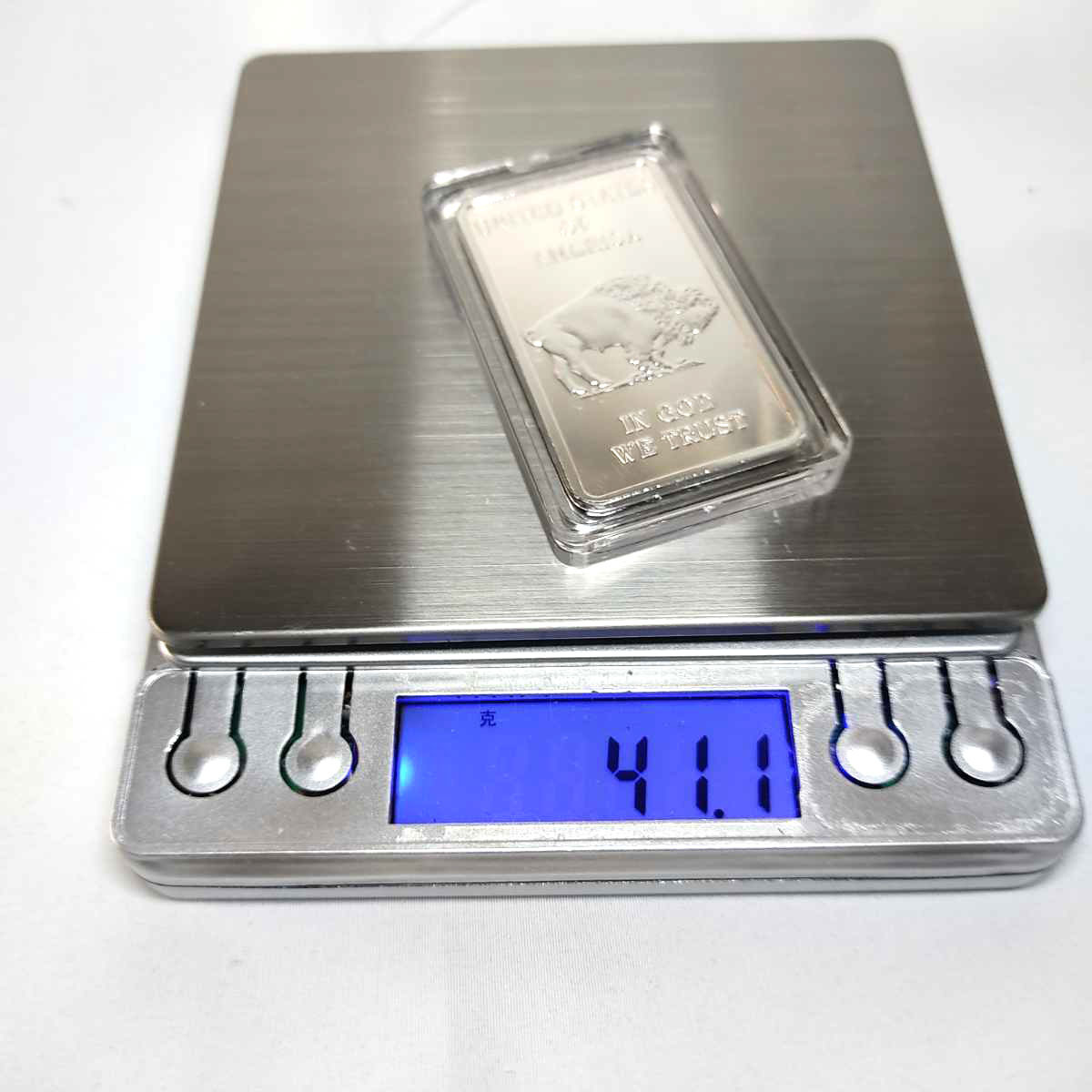 Ingot Platina Silver プラチナ 銀 Ingot インゴット シルバー レプリカ インディアン 312_画像3