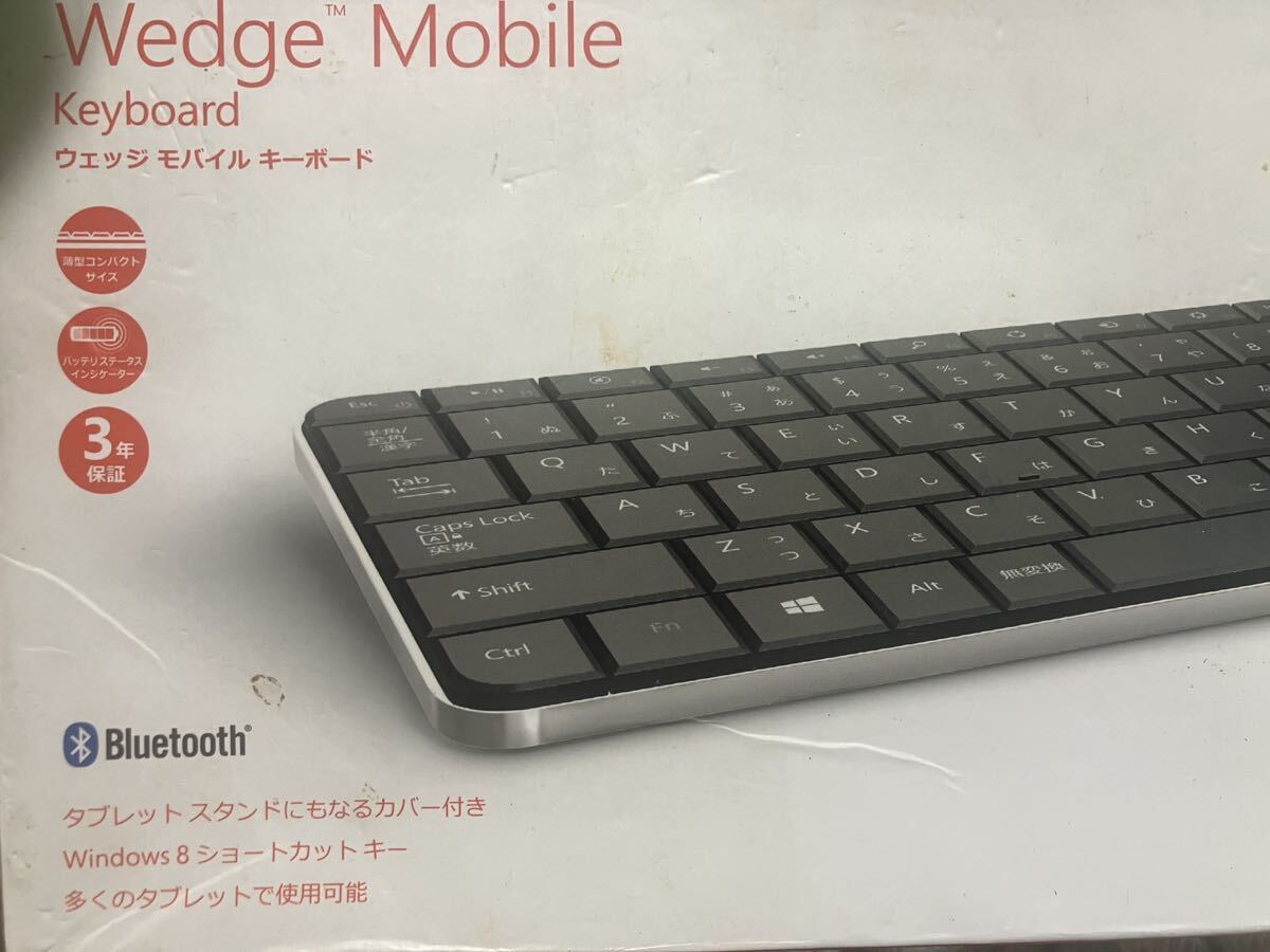 コミケ限定 Bluetooth キーボード クラウディアさん仕様 Microsoft wedge モバイルキーボード 動作確認済み 保証書付き スマホも可。