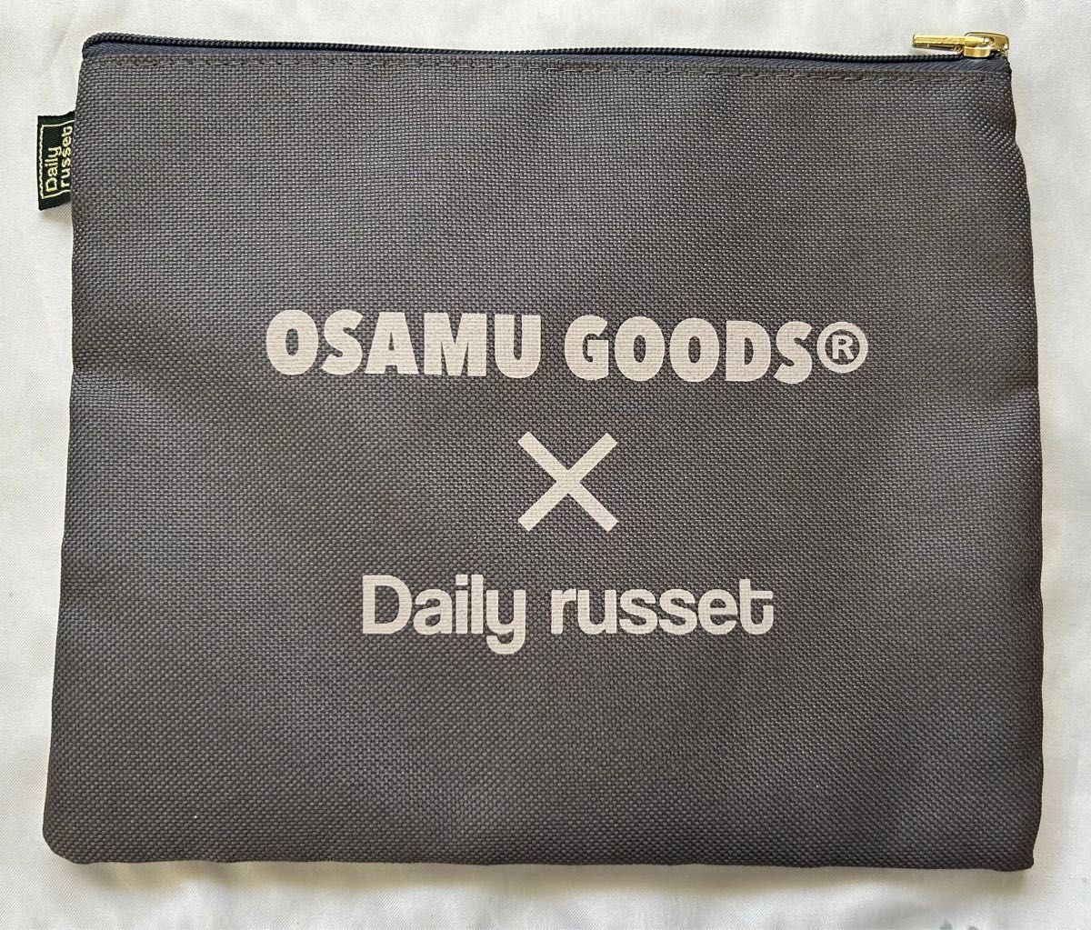 OSAMU GOODS × Daily russet フラットポーチ　ネコ