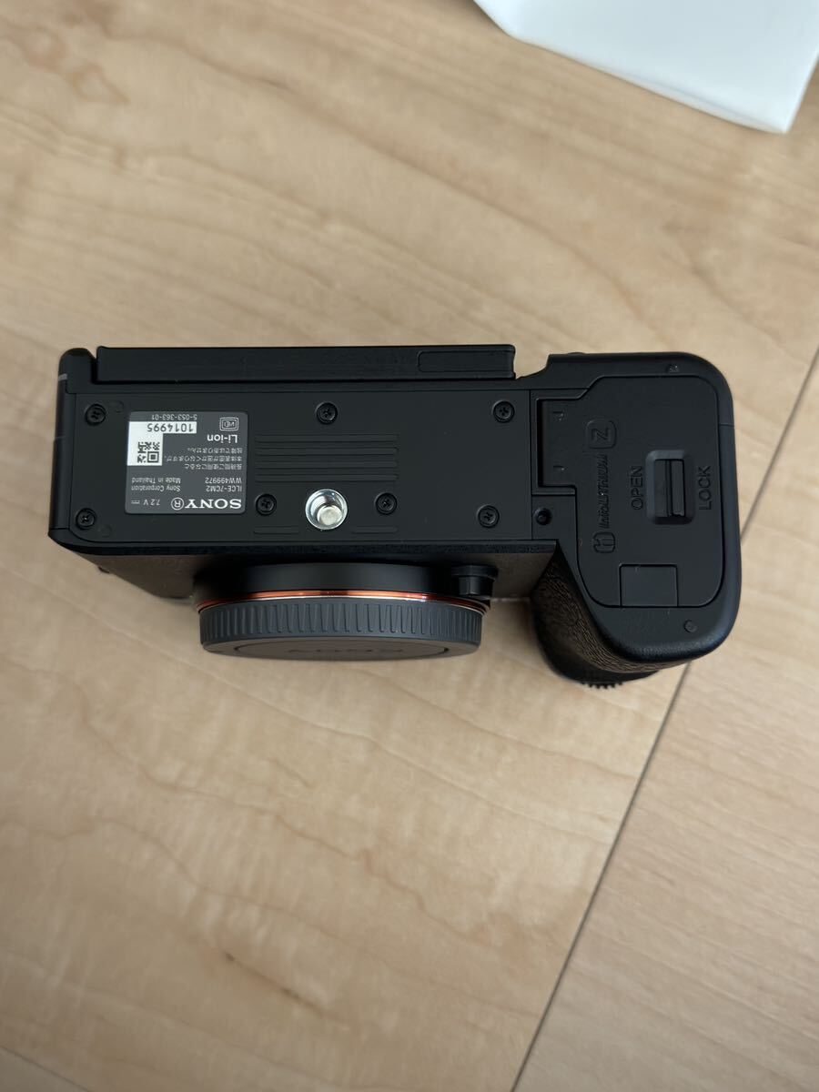 SONY α7CII 美品中古ボディ ILCE-7CM2 α7Cⅱ α7cⅱ_画像5