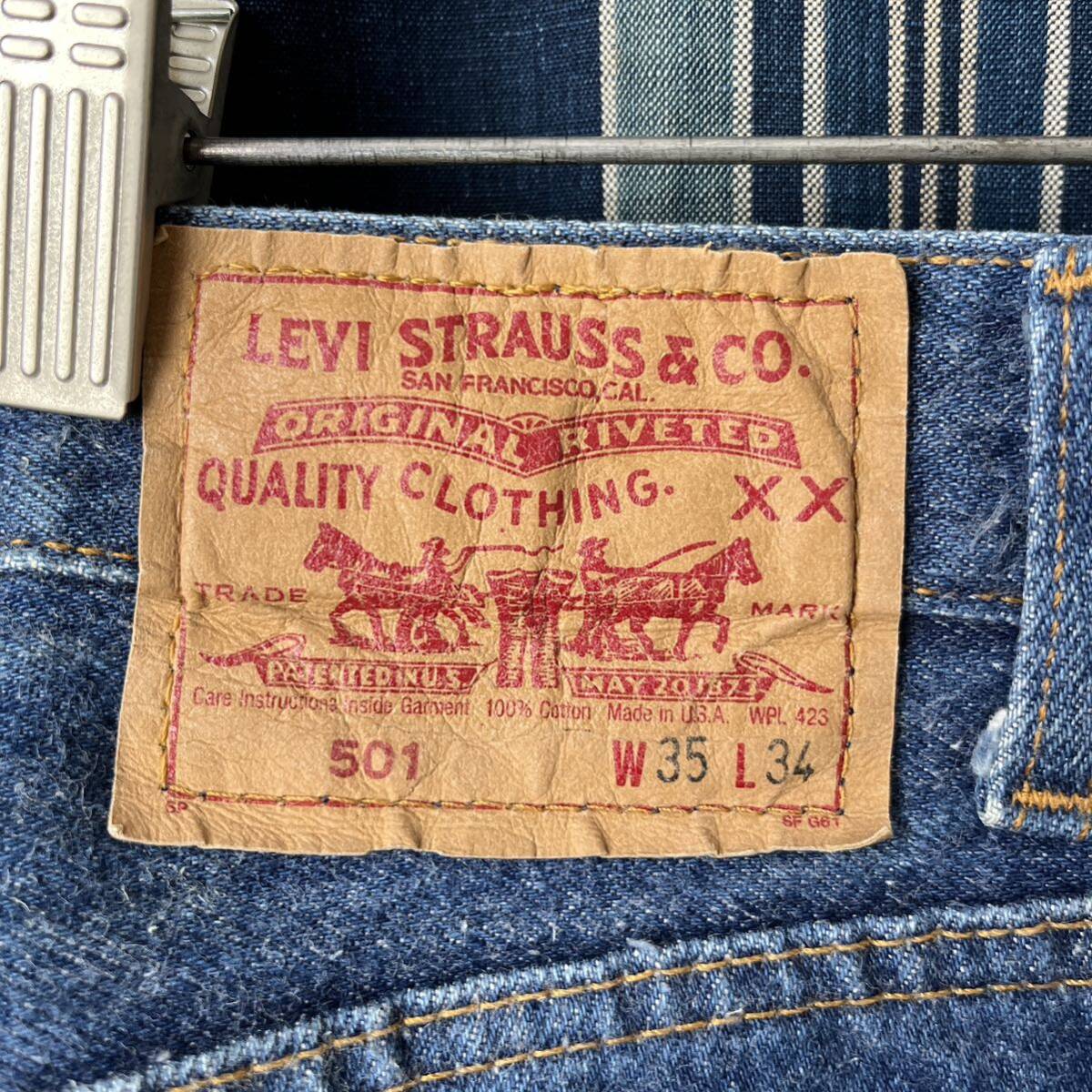 90年6月？90s levi's levis 5pocket pants 501 0000 usa アメリカ製 90年代_画像9