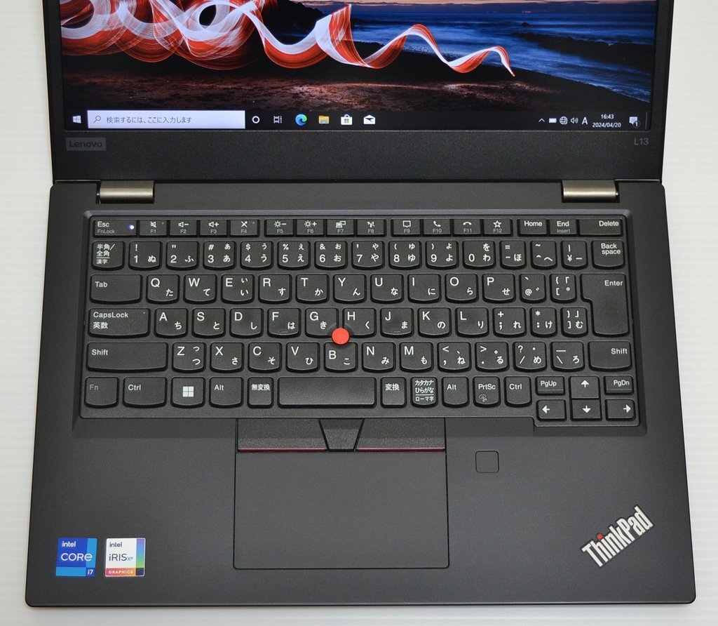 ★ThinkPad L13 Gen 2 Core i7-1165G7/13.3型TFT16GB/SSD256GB/無線LAN/カメラ/Windows 10Pro★USB Type-C不良の画像2