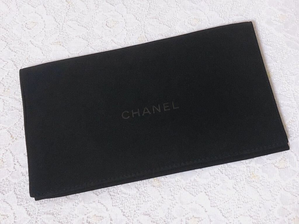 シャネル「CHANEL」長財布用空箱・保存袋のセット現行 (3895) 正規品 付属品 内袋 布袋 BOX リボン・しおりあり_画像6