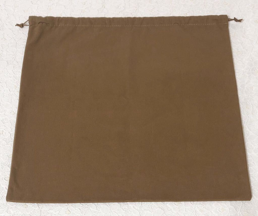 グッチ「GUCCI」バッグ保存袋 旧型（3863) 正規品 付属品 内袋 布袋 巾着袋 ブラウン 布製 47×47cm _画像2
