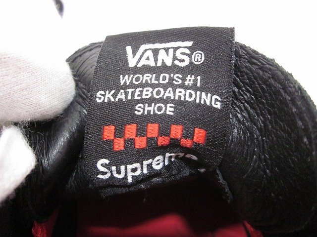 SUPREME×VANS/シュプリーム×バンズ 21SS モノグラム スケート グロッソ メンズ サイズ : 26cm スニーカー 白×黒