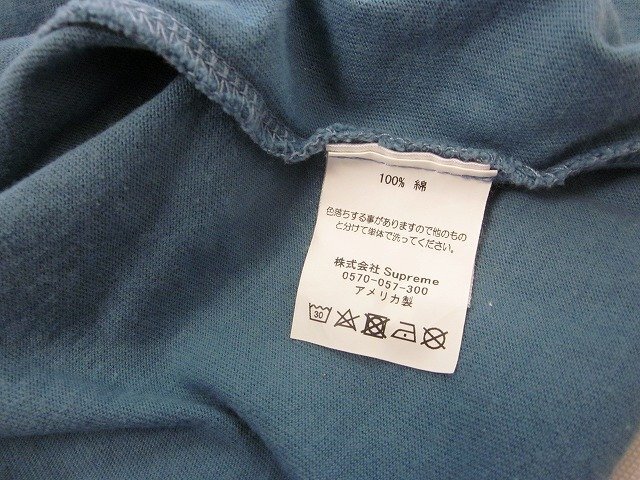 BIANCA CHANDON/ビアンカチャンドン LOVER Pocket Tshith ポケットTシャツ 半袖 サイズ : S ブルー_画像6