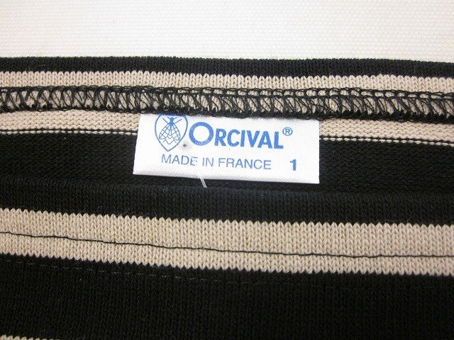 ORCIVAL / オーシバル カットソー ボーダー CLWKC17 長袖 レディース サイズ : 1 ブラック