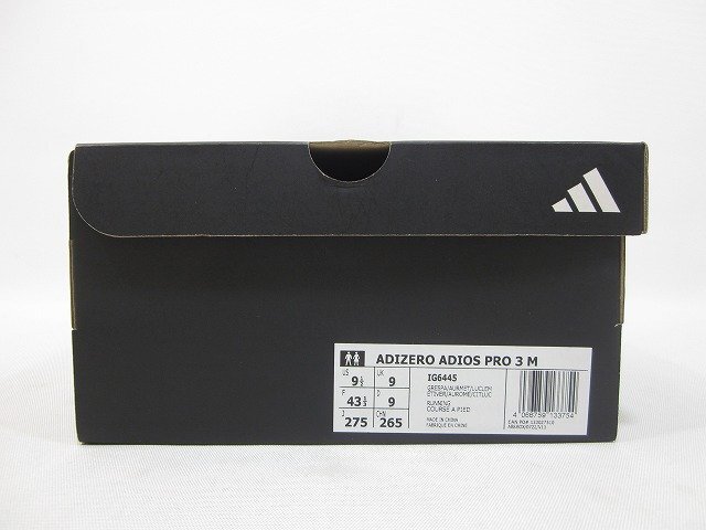 adidas / アディダス ADIZERO ADIOS PRO 3M IG6445 アディゼロ アディオスプロ サイズ : 27.5cm グリーン_画像9