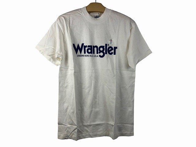 Wrangler / ラングラー Tシャツ ヴィンテージ ロゴT 80’S アメリカ製 サイズ : M ホワイト_画像2