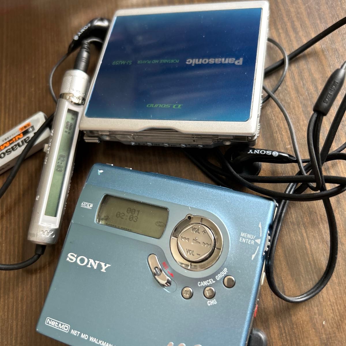 SONY MDウォークマン PORTABLE MD RECORDER MZ-N920 /Panasonic SJ-MJ59