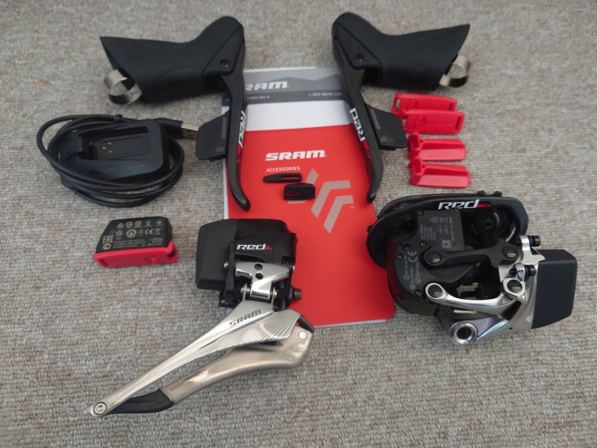 ■【即決】スラム SRAM Red e-Tap セット 電動ワイヤレス(中古)の画像1