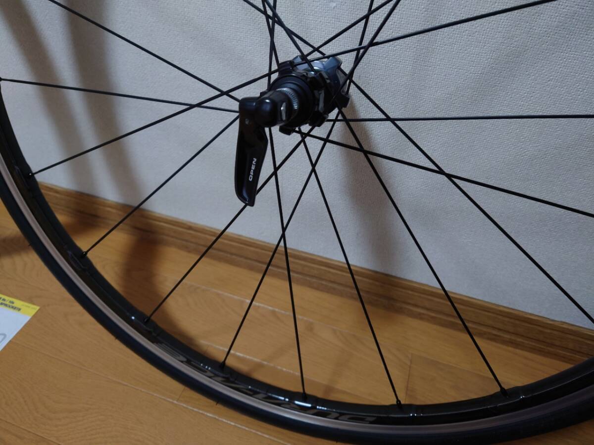 【即決】シマノ SHIMANO デュラエース ホイール WH-R9100－C24 前後セット(中古)の画像3