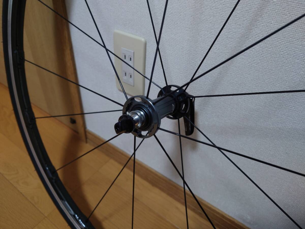 【即決】シマノ SHIMANO デュラエース ホイール WH-R9100－C24 前後セット(中古)の画像4