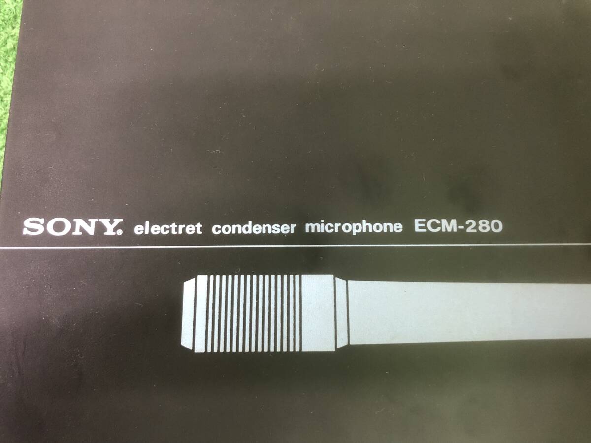 【s2634】［中古品］レトロ SONY コンデンサーマイクロフォン EMC-280 2本セットの画像8