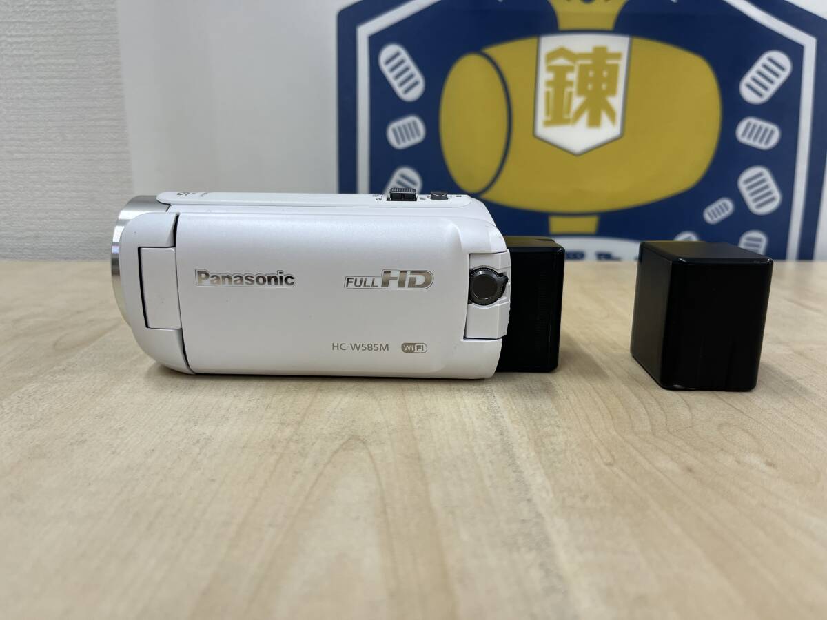 【s2803】Panasonic デジタルハイビジョンビデオカメラ　V480MS （内蔵メモリー：32GB）電池パック2個付き　充電器無し　※動作確認済み※_画像1