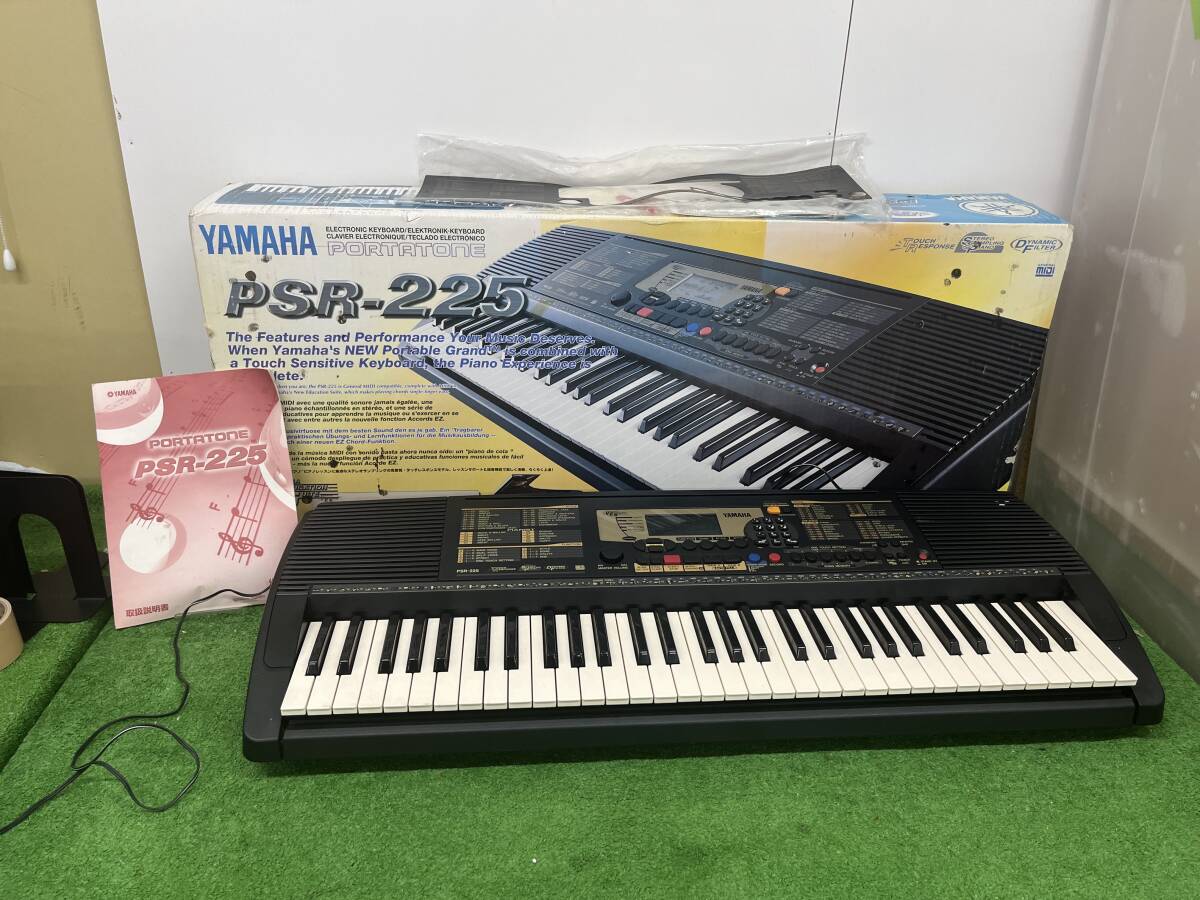  【s2816】YAMAHA ヤマハ PSR-225 キーボード 中古現状品　☆動作良好品☆_画像1