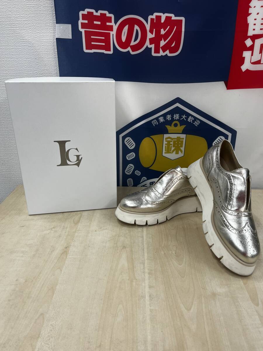 [s2620]Luca GrossI LUKA g Rossi medali on thickness bottom shoes EU size inscription :37.5(24.0~24.5cm) used present condition goods 