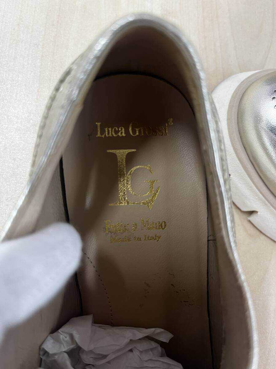 [s2620]Luca GrossI LUKA g Rossi medali on thickness bottom shoes EU size inscription :37.5(24.0~24.5cm) used present condition goods 
