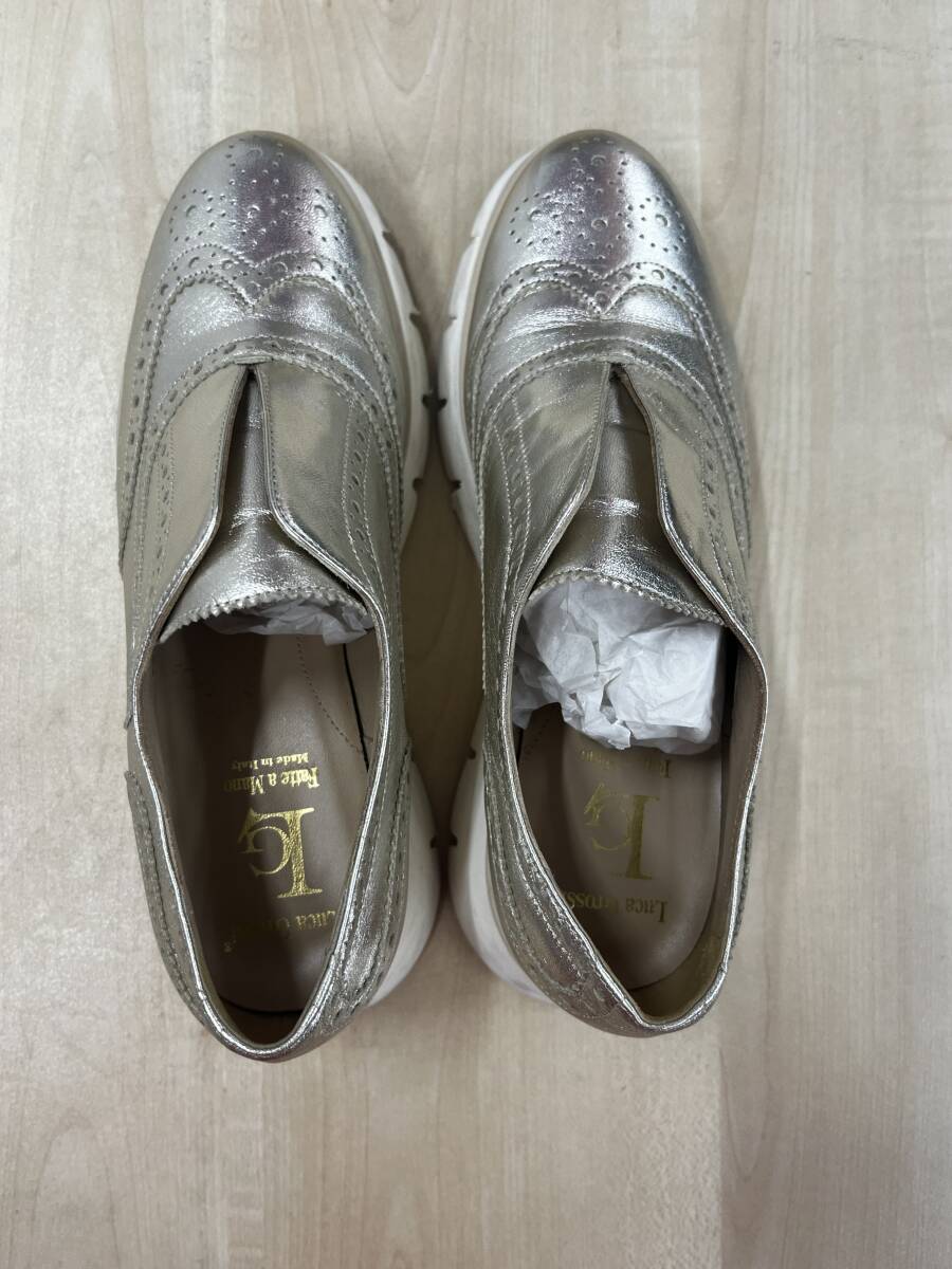 [s2620]Luca GrossI LUKA g Rossi medali on thickness bottom shoes EU size inscription :37.5(24.0~24.5cm) used present condition goods 