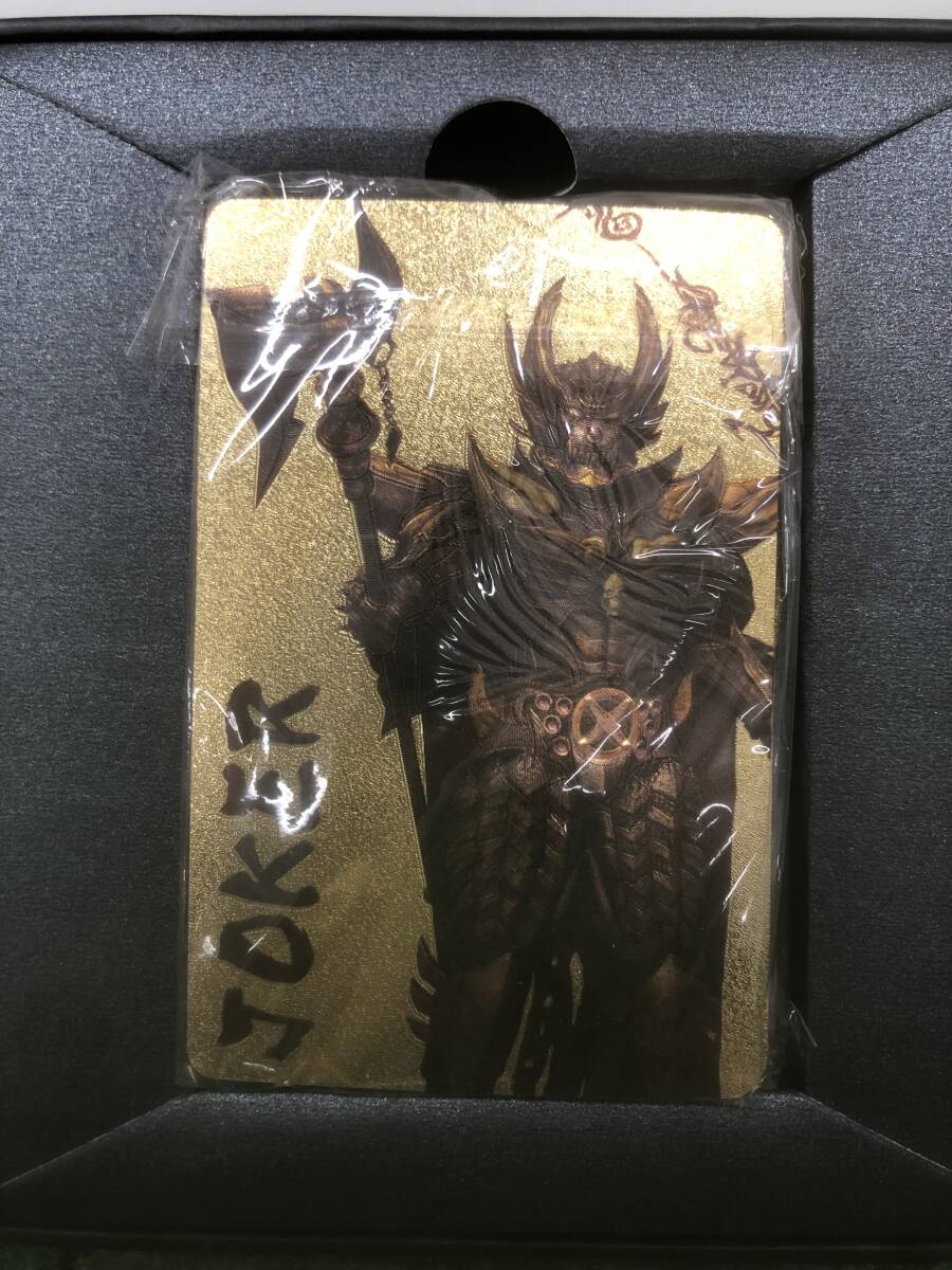 【s2722】［未使用品］牙狼 GARO GOLD PLAYING CARDS トランプの画像5