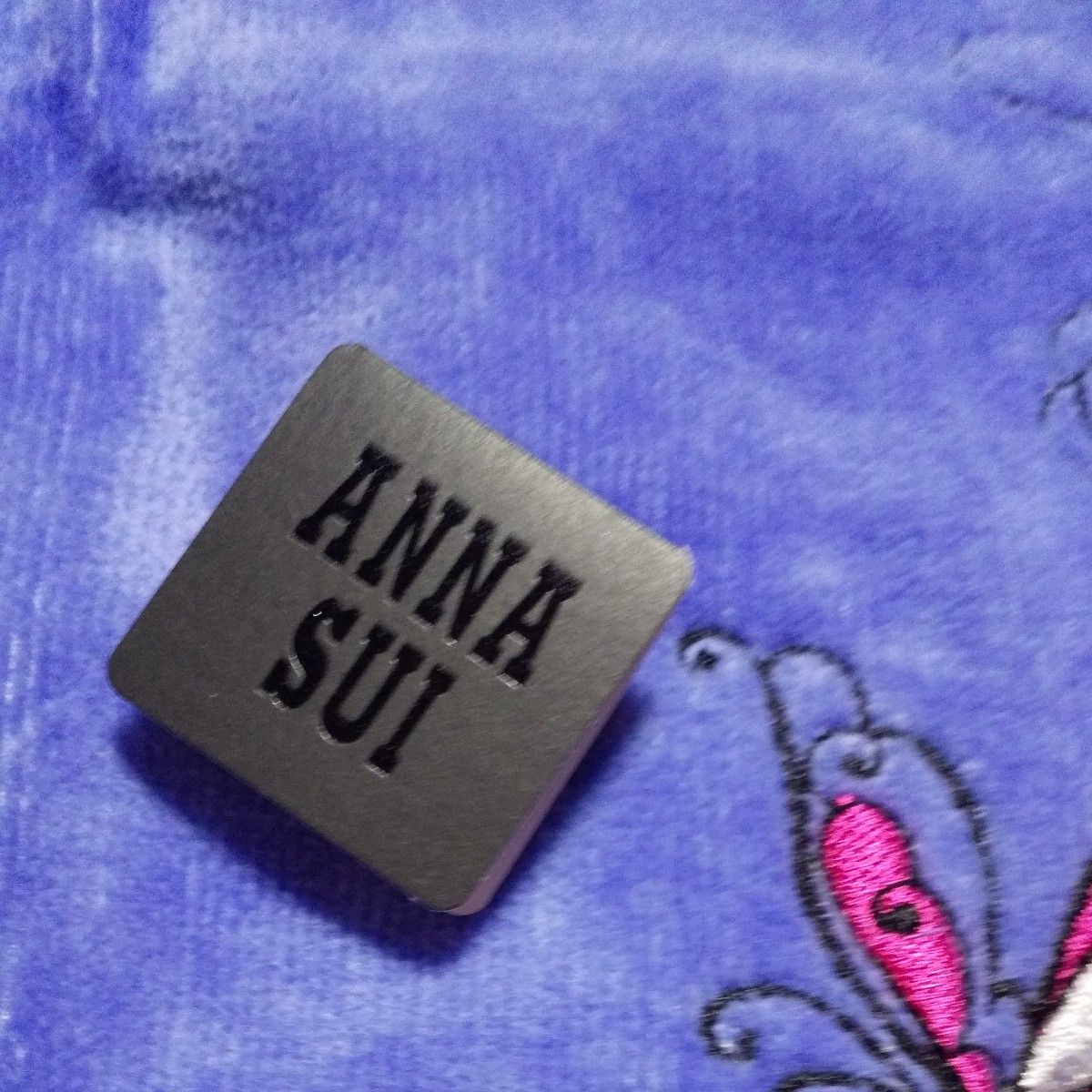 新品 ハンドタオル アナスイ ブランド ハンカチ ミニタオル タオルハンカチ ANNA SUI  刺繍 入園 入学