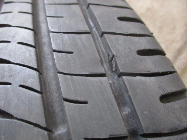 155/65R14 75S DUNLOP EC204【2本セット】2021年製 劣化ヒビあり 7~8部山程度【個人宅発送不可商品】_画像4