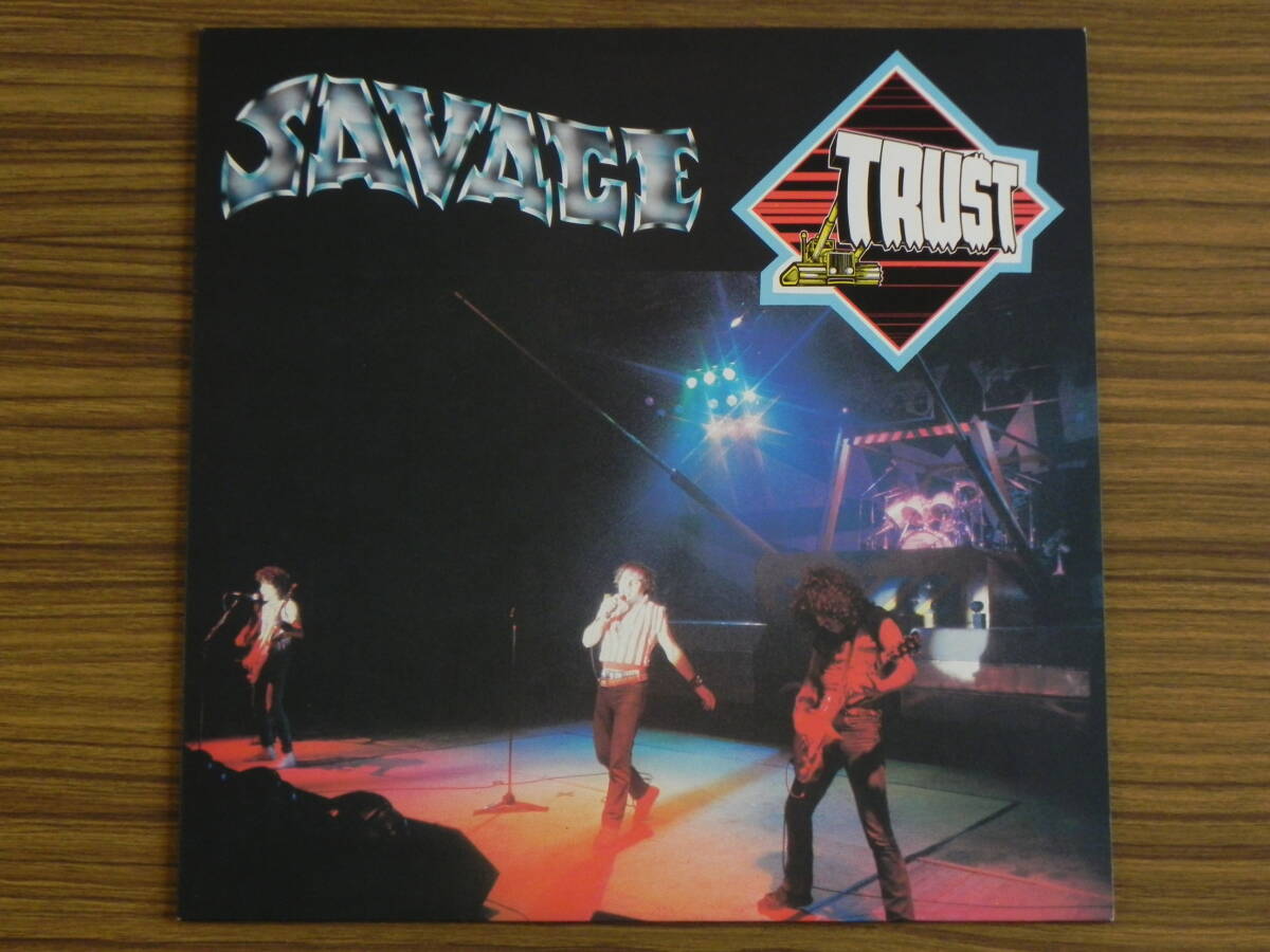 ★ヨーロッパ盤LP★TRUST / SAVAGE 4thアルバム EPIC EPC 85546★_画像1