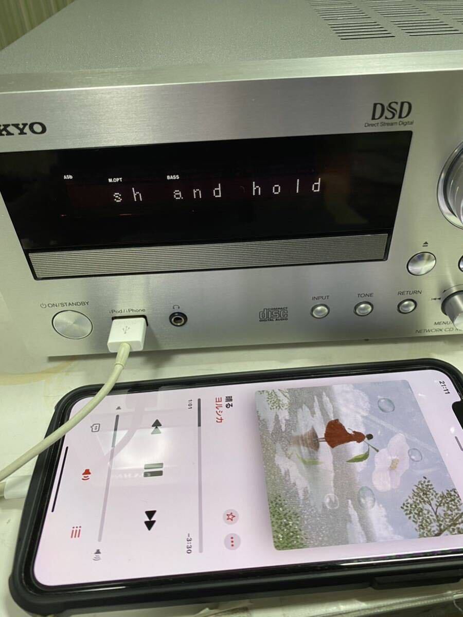 整備済美品ONKYO オンキョー CR-N765(S) ネットワークCDレシーバー D5の画像6