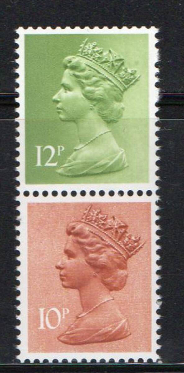 《e-218》イギリス / マーチン切手マルチプル ２種完（未）の画像1