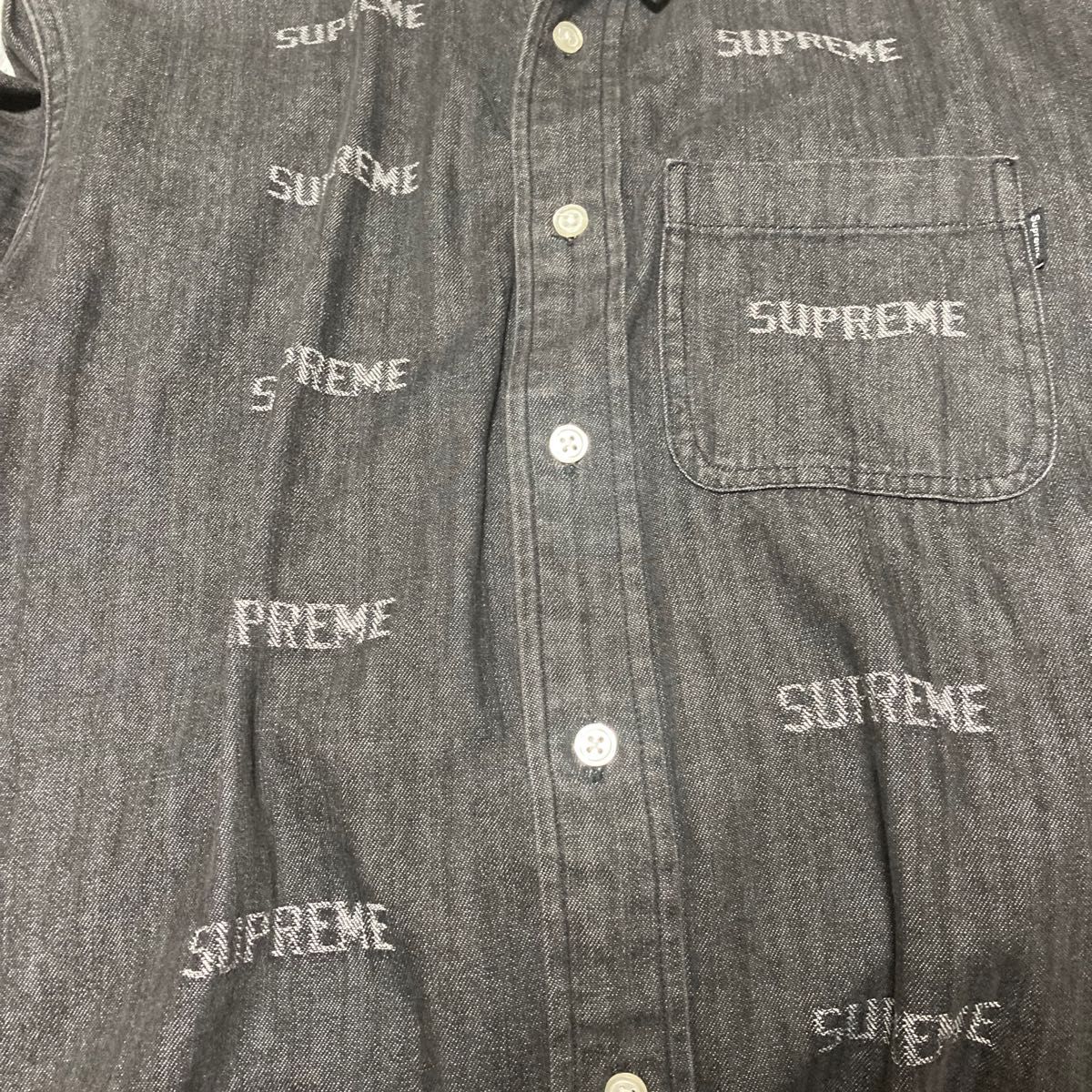 supreme dnim shirt 19ss