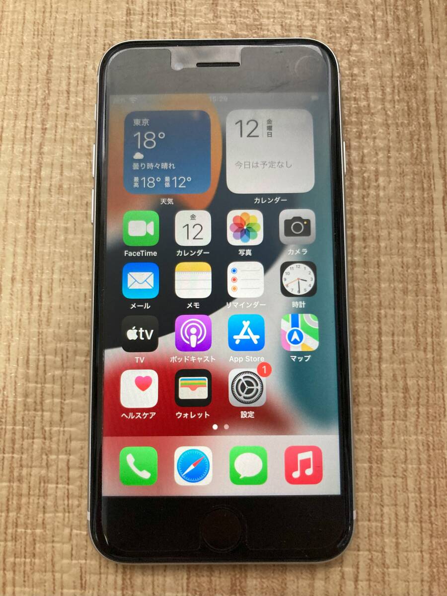 Apple iPhoneSE 第2世代 64GB A2296 ホワイト(MHGQ3J/A)【AL解除済、SIMフリー、NW制限○】の画像2