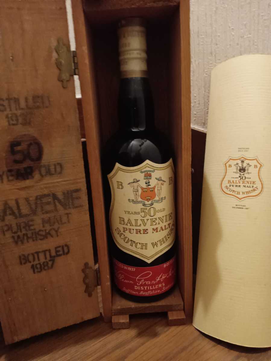 古酒 バルヴィニー(Balvenie)50年熟成 1937年-1987年 42％ 750ml 箱付の画像7