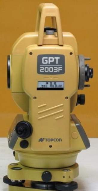 相場19万以上！TOPCON パルストータルステーション TOPCON GPT-2003　素早く安定した150m測定！美品_「これ以上はない」と言われている製品