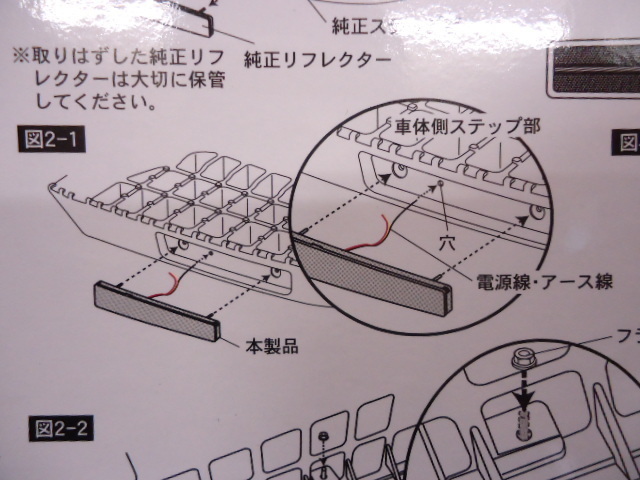 CE-439 クリア/グリーン ベストワンファイター ＬＥＤステップライト 流星レフステップランプ2 ヤック_画像7