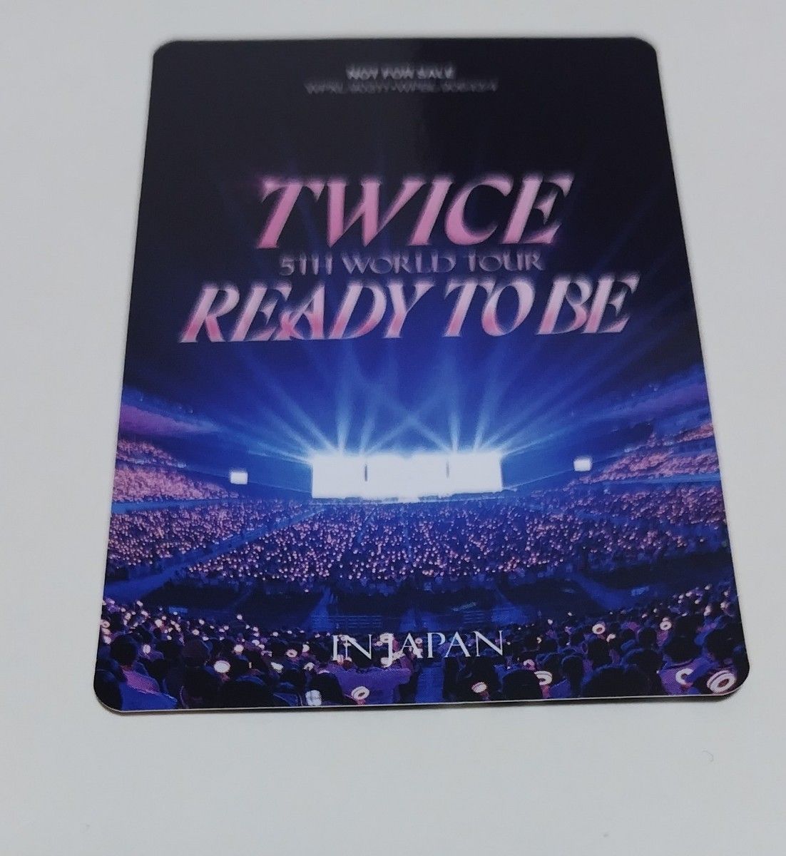 TWICE READY TO BE DVD初回特典　トレカ　ジヒョ