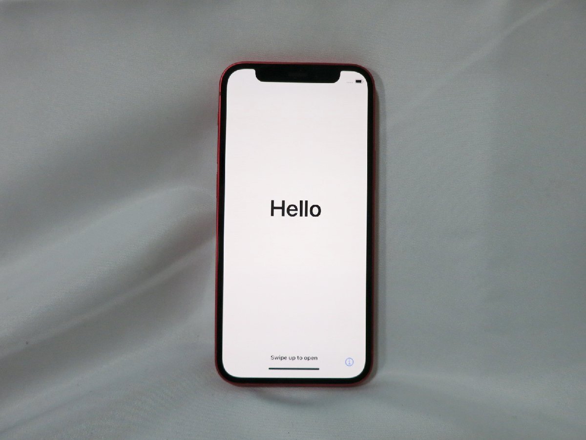 美品　iPhone 12 mini 128GB レッド MGDN3J/A PRODUCT RED　SIMロックなし　初期化済み_画像1