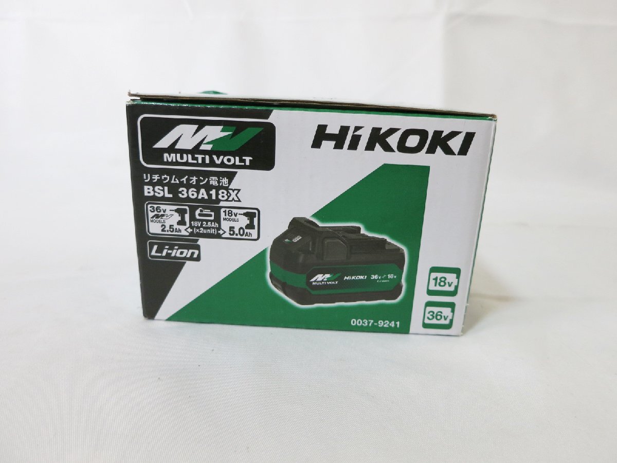 ◇新品 HiKOKI ハイコーキ 純正 BSL36A18X マルチボルトバッテリー リチウムイオン電池 36V 2.5Ah 18V 5.0Ah