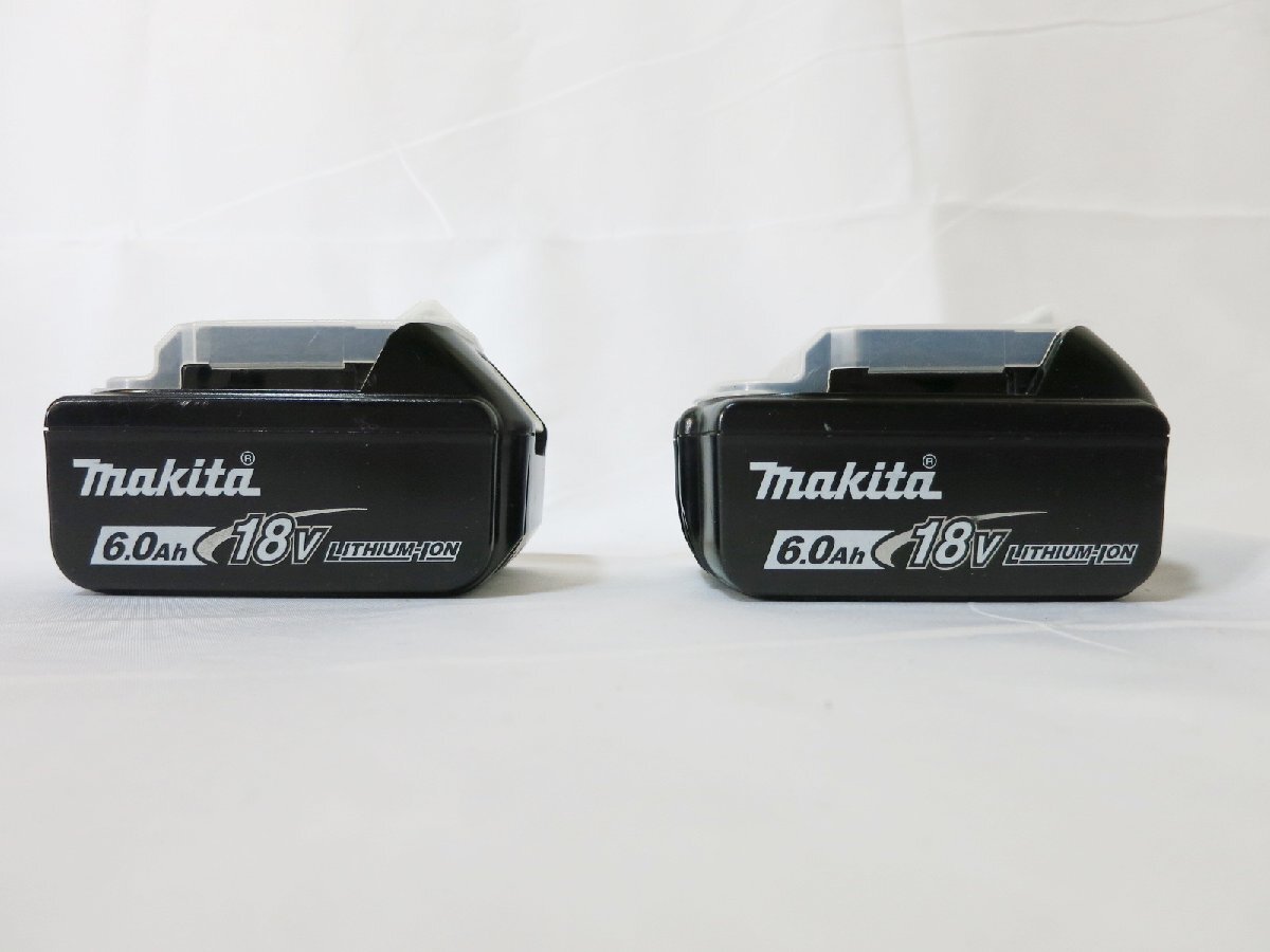 【未使用に近い】makita マキタ 18V 充電式インパクトドライバ TD172DRGX 黒 バッテリー2個(18V 6.0Ah) 充電器 ケース付