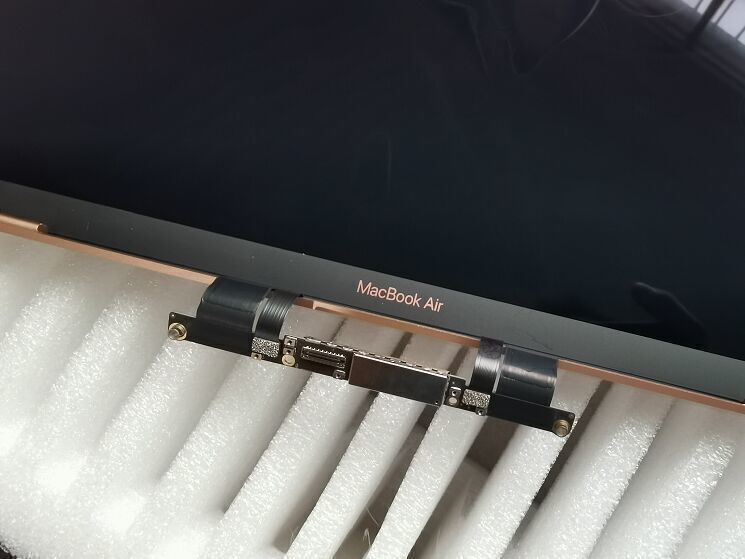 新品 MacBook Air Retina 13inch 2018 A1932 液晶 上半身部 LCD 本体上半部 上部一式 金色_画像3