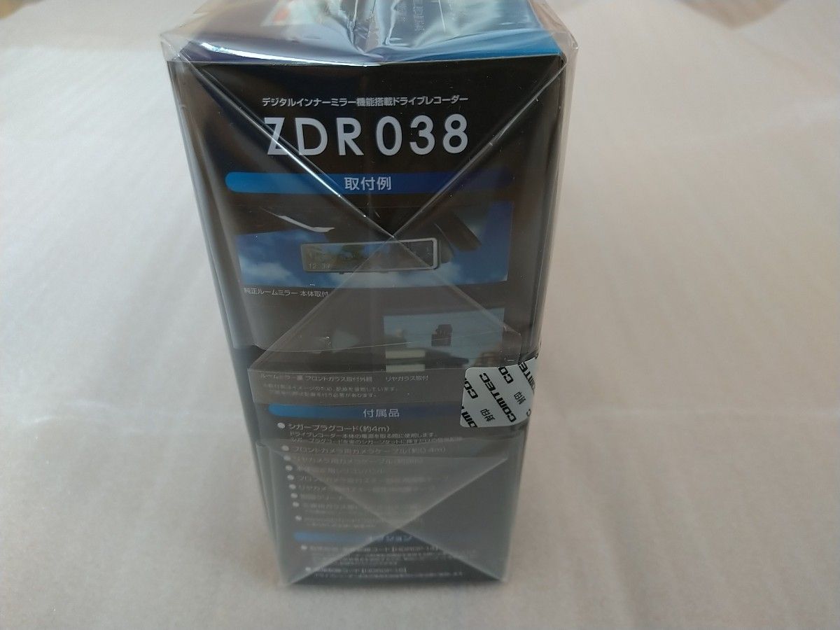 【新品未開封 シュリンク付き】コムテック  ZDR038  デジタルインナーミラー【価格交渉は不可】
