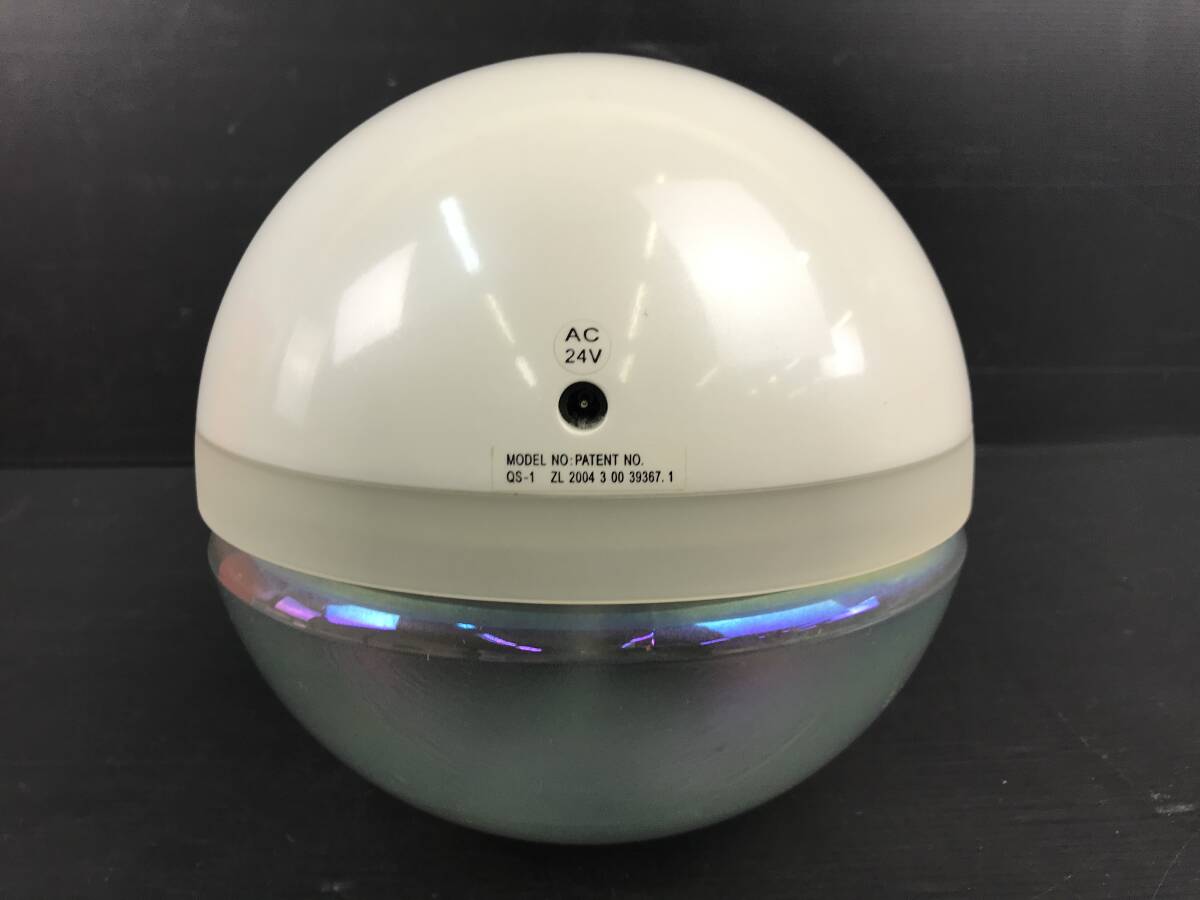 湘/anti bac/2K/空気清浄機/MAGIC BALL/QS-1D/動作確認済/パールホワイト/付属品/説明書/箱付/傷/変色有/マジックボール/4.12-18 ST