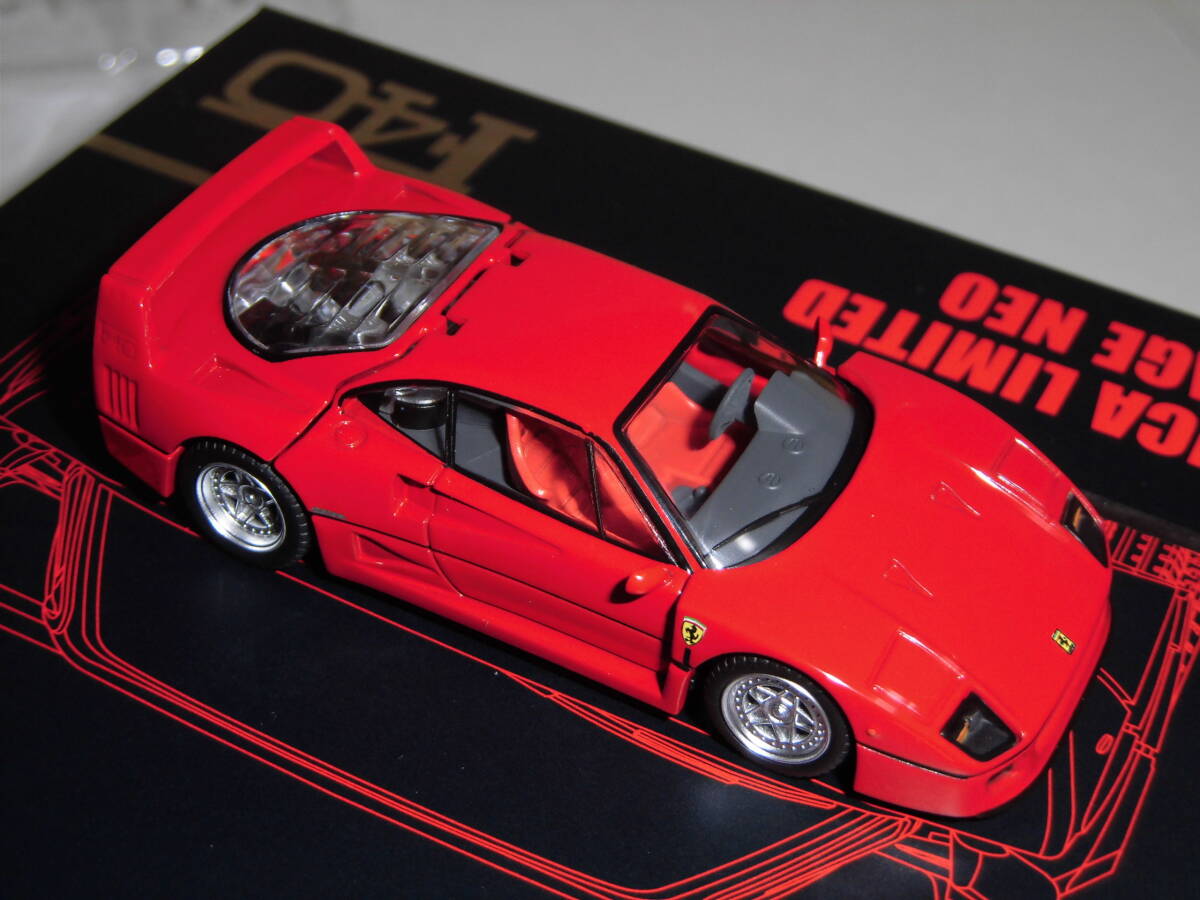 トミカリミテッドヴィンテージ ネオ １/６４  フェラーリ F40 （赤） TOMIKA LIMITED VINTAGE TLV-NEO FERRARI F40 新品購入品の画像5