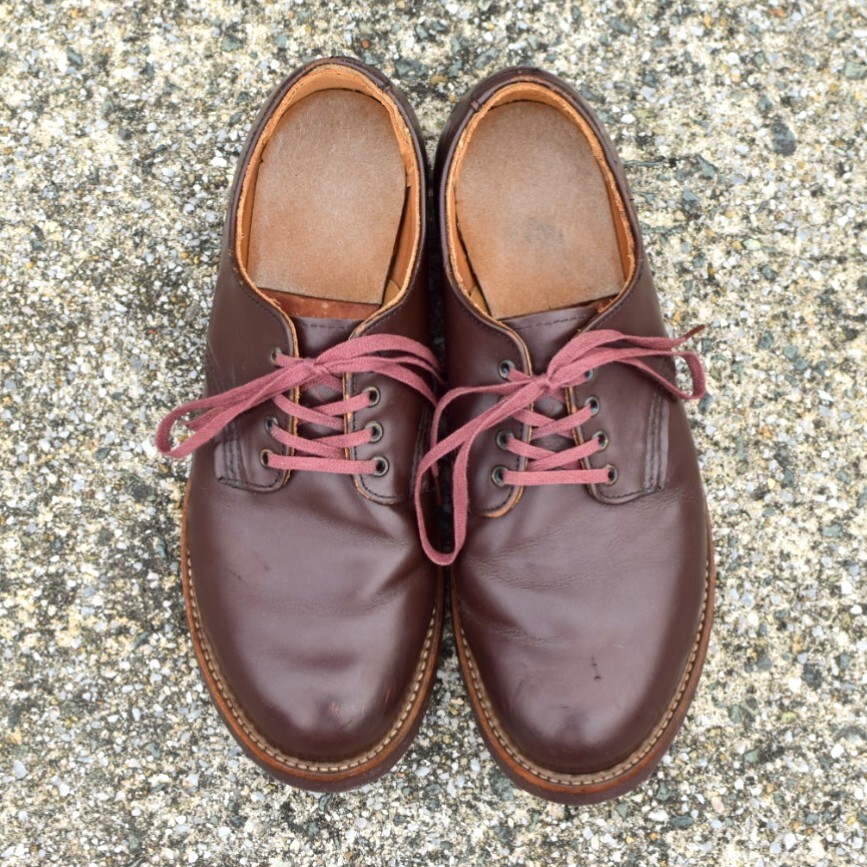 希少Vintage REDWING 8100 us8.5D FOREMAN 8050 8049 8051 レッドウィング フォアマン ヴィンテージシューズ ワークオックスフォード_画像3