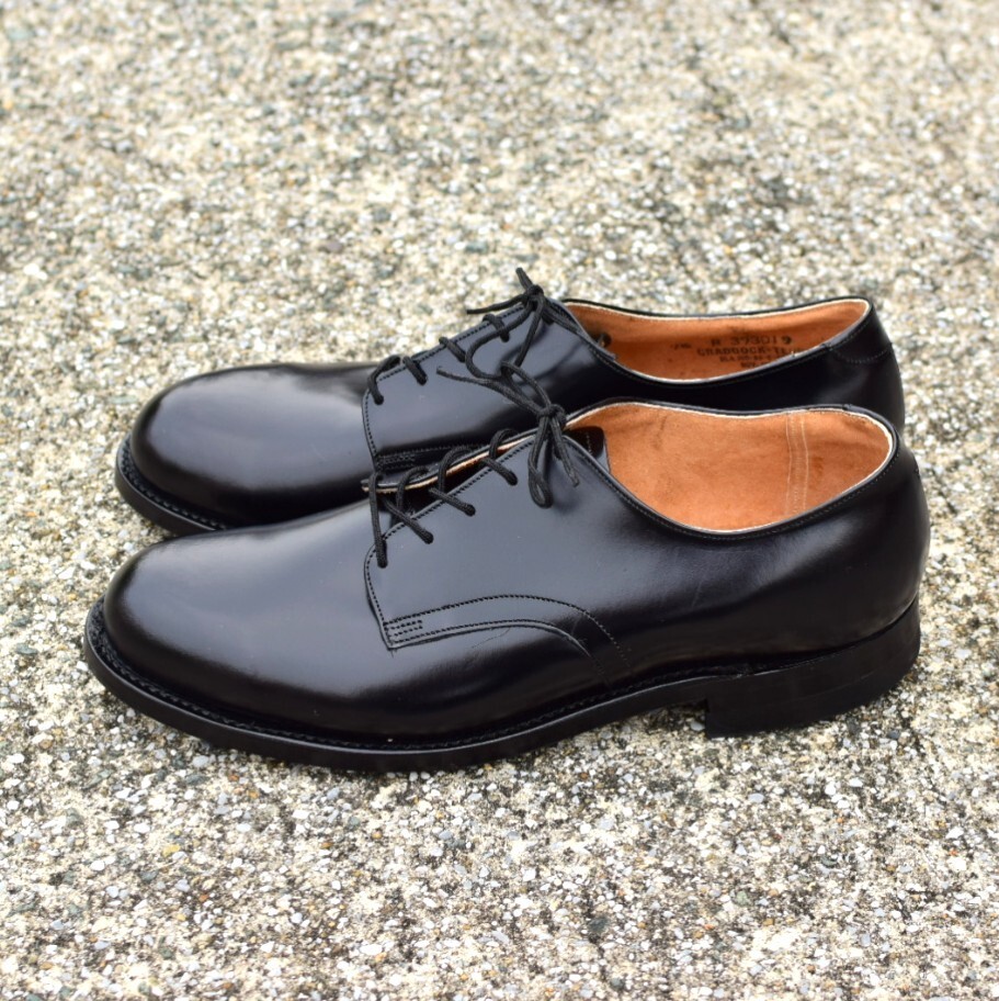 未使用 1980s US NAVY Service Shoes us 7.5R サービスシューズ 60s 70s 80s ミリタリー ポストマン 25.5cm 26cm アメリカ海軍の画像7